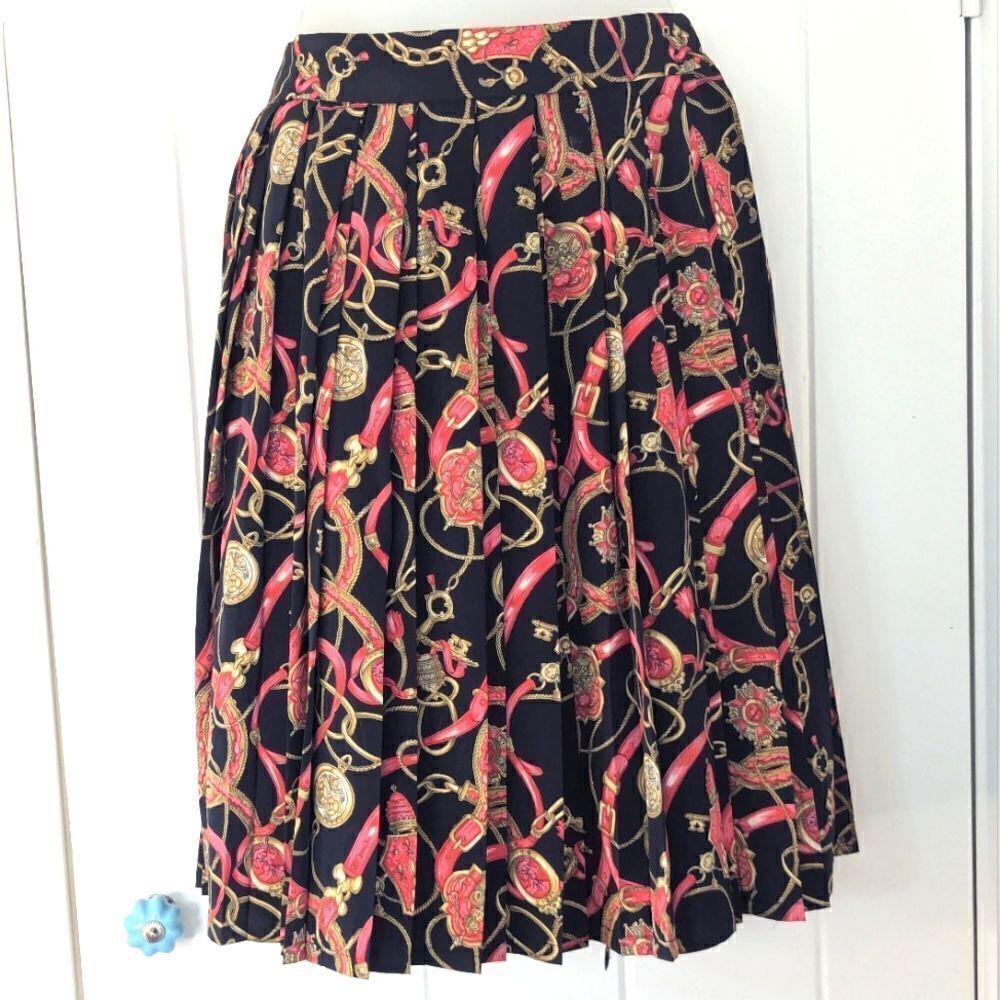 VTG Sete Skirt Whimsigoth Heritage Country Club Dark Academia Equestrian 38
